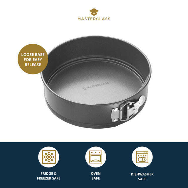 MasterClass Non-Stick Loose Base Springform Cake Pan, 30cm Serving Platters MasterClass Non-Stick Loose Base Springform Cake Pan, 30cm MasterClass Non-Stick Loose Base Springform Cake Pan, 30cm KitchenCraft