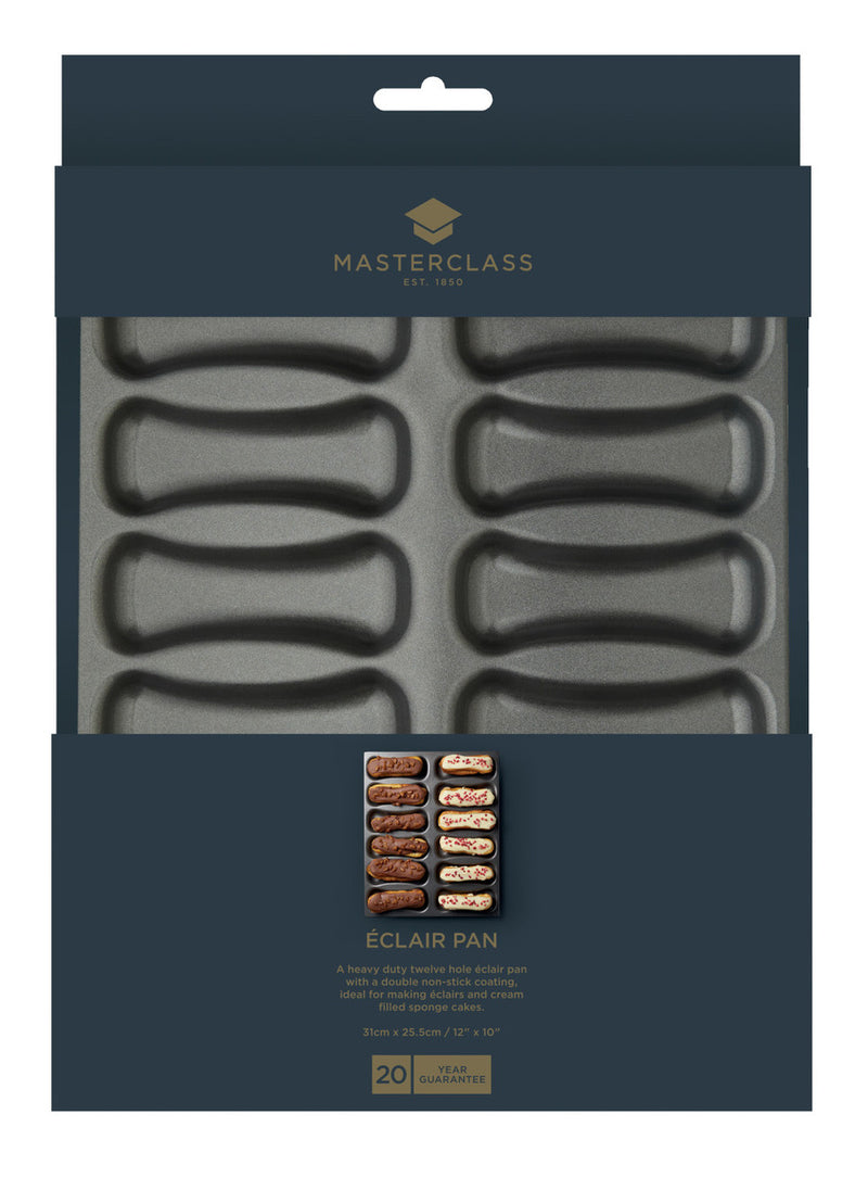 Kitchencraft MasterClass Non-Stick 12 Hole Éclair Baking Pan Baking pan Kitchencraft MasterClass Non-Stick 12 Hole Éclair Baking Pan Kitchencraft MasterClass Non-Stick 12 Hole Éclair Baking Pan KitchenCraft