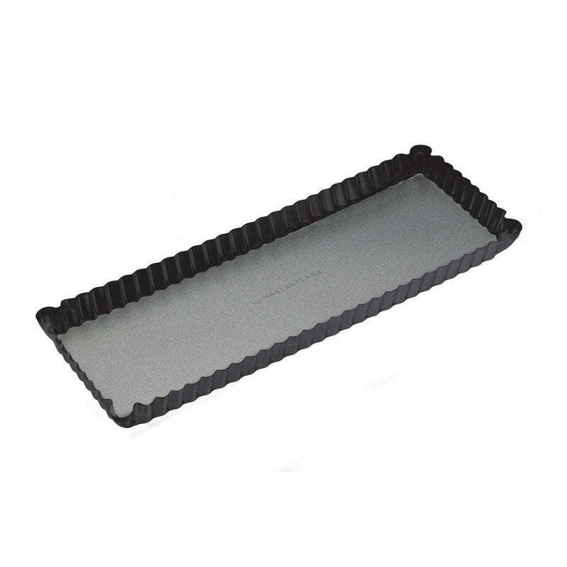 MasterClass Non-Stick Loose Base Rectangular Fluted Flan / Quiche Tin Baking pan MasterClass Non-Stick Loose Base Rectangular Fluted Flan / Quiche Tin MasterClass Non-Stick Loose Base Rectangular Fluted Flan / Quiche Tin KitchenCraft