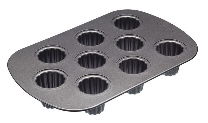 Kitchencraft MasterClass Non-Stick Nine Hole Canelés Pan Baking pan Kitchencraft MasterClass Non-Stick Nine Hole Canelés Pan Kitchencraft MasterClass Non-Stick Nine Hole Canelés Pan KitchenCraft