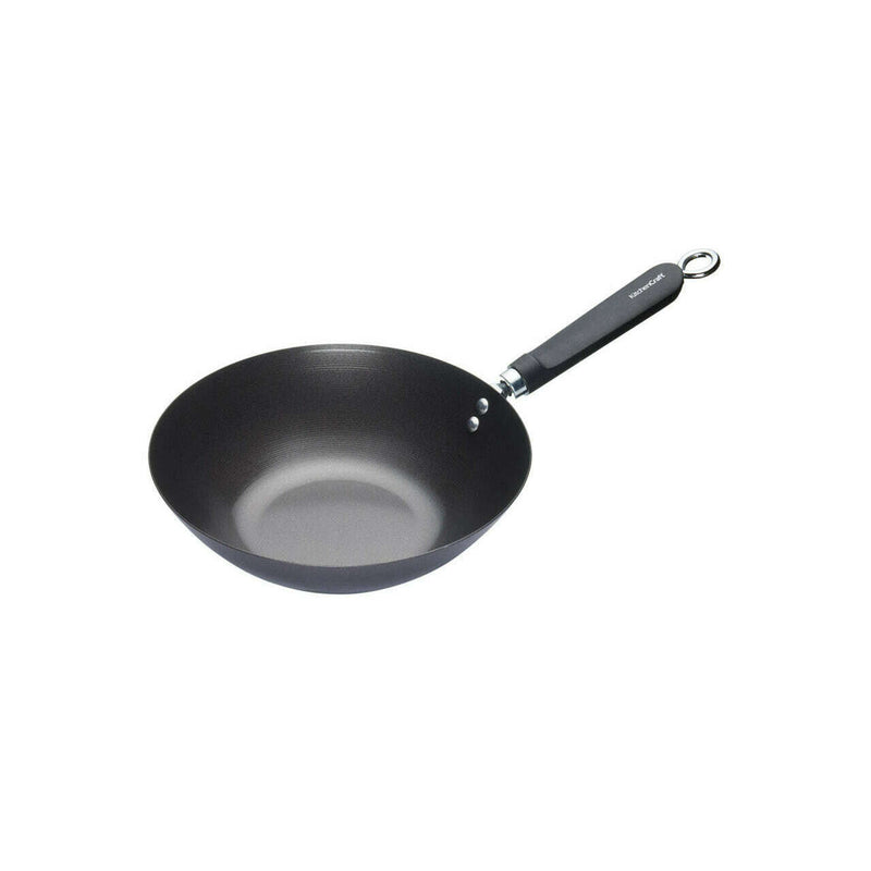 World of Flavours Oriental Carbon Steel Non-Stick Wok, 26.5cm Wok Pan World of Flavours Oriental Carbon Steel Non-Stick Wok, 26.5cm World of Flavours Oriental Carbon Steel Non-Stick Wok, 26.5cm KitchenCraft