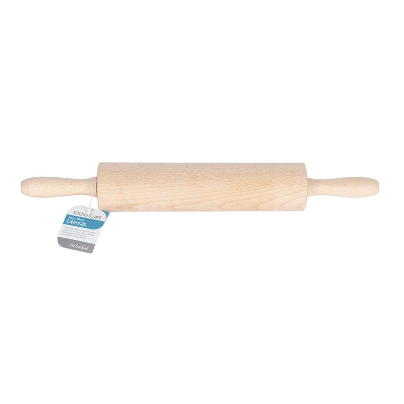 Beech Wood Revolving 44cm Rolling Pin Rolling Pins Beech Wood Revolving 44cm Rolling Pin Beech Wood Revolving 44cm Rolling Pin KitchenCraft