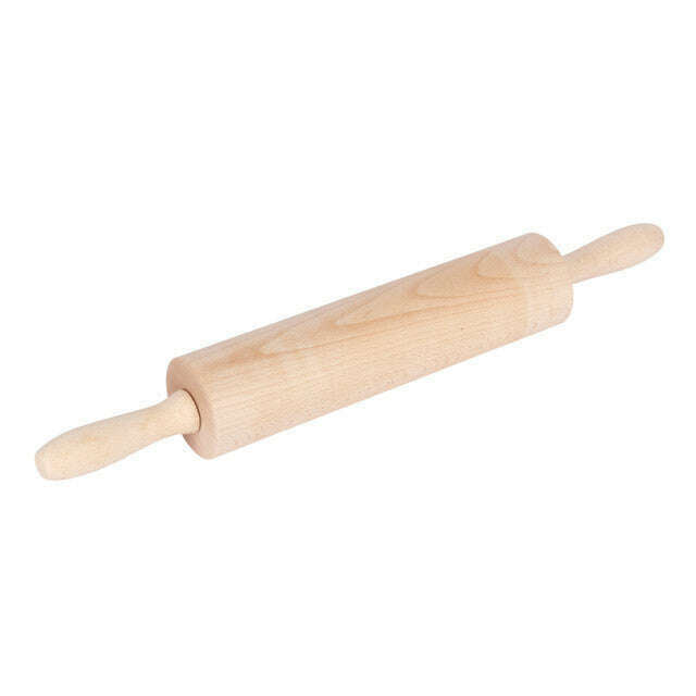 Beech Wood Revolving 44cm Rolling Pin Rolling Pins Beech Wood Revolving 44cm Rolling Pin Beech Wood Revolving 44cm Rolling Pin KitchenCraft