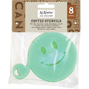 Le'Xpress Set of 8 Drinks Stencils Kitchen Tools & Utensils Le'Xpress Set of 8 Drinks Stencils Le'Xpress Set of 8 Drinks Stencils KitchenCraft