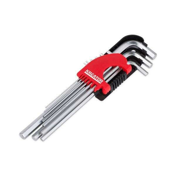 Hex Key Long 1,5-10 - 9 pcs Tools Hex Key Long 1,5-10 - 9 pcs Hex Key Long 1,5-10 - 9 pcs Kreator