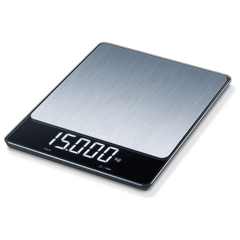 XL Stainless Steel Kitchen Scale Measuring Scales XL Stainless Steel Kitchen Scale XL Stainless Steel Kitchen Scale Beurer