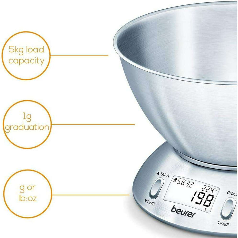 Modern Digital Kitchen Scale Measuring Scales Modern Digital Kitchen Scale Modern Digital Kitchen Scale Beurer