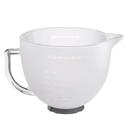 4.8L Frost Glass Bowl TH Stand Mixer Mixing Bowl 4.8L Frost Glass Bowl TH Stand Mixer 4.8L Frost Glass Bowl TH Stand Mixer KitchenAid