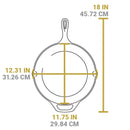 LODGE 31 Cm Seasoned Cast Iron Butterfly Sugar Skull Skillet Cast Iron LODGE 31 Cm Seasoned Cast Iron Butterfly Sugar Skull Skillet LODGE 31 Cm Seasoned Cast Iron Butterfly Sugar Skull Skillet Lodge