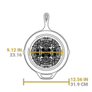LODGE 31 Cm Seasoned Cast Iron Butterfly Sugar Skull Skillet Cast Iron LODGE 31 Cm Seasoned Cast Iron Butterfly Sugar Skull Skillet LODGE 31 Cm Seasoned Cast Iron Butterfly Sugar Skull Skillet Lodge