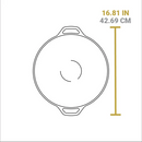 LODGE 36Cm Seasoned Cast Iron Wok Cast Iron LODGE 36Cm Seasoned Cast Iron Wok LODGE 36Cm Seasoned Cast Iron Wok Lodge