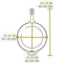 LODGE Seasoned Cast Iron Sugar Skull Skillet Cast Iron LODGE Seasoned Cast Iron Sugar Skull Skillet LODGE Seasoned Cast Iron Sugar Skull Skillet Lodge