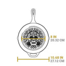 LODGE Seasoned Cast Iron Sugar Skull Skillet Cast Iron LODGE Seasoned Cast Iron Sugar Skull Skillet LODGE Seasoned Cast Iron Sugar Skull Skillet Lodge