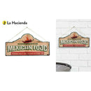 La Hacienda Mexican Food Embossed Metal Sign Home decor La Hacienda Mexican Food Embossed Metal Sign La Hacienda Mexican Food Embossed Metal Sign La Hacienda