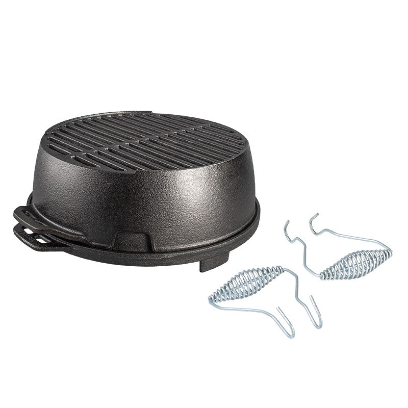 Cast Iron Round Kickoff Grill™ Cast Iron Cast Iron Round Kickoff Grill™ Cast Iron Round Kickoff Grill™ Lodge