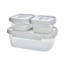 Nestopia Set of 3 Containers (2x 500ML, 1x 2.7L) Food containers Nestopia Set of 3 Containers (2x 500ML, 1x 2.7L) Nestopia Set of 3 Containers (2x 500ML, 1x 2.7L) LocknLock