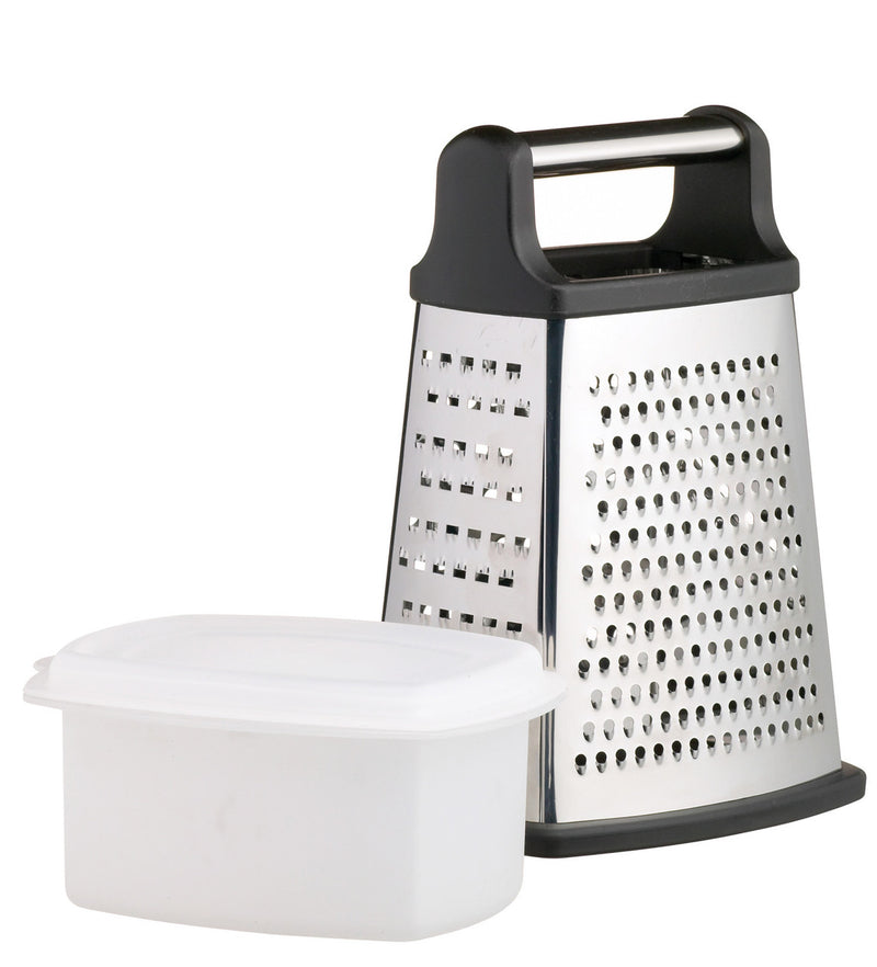 KitchenCraft MasterClass Stainless Steel Four Sided Box Grater With Collecting Box Serving Platters KitchenCraft MasterClass Stainless Steel Four Sided Box Grater With Collecting Box KitchenCraft MasterClass Stainless Steel Four Sided Box Grater With Collecting Box KitchenCraft