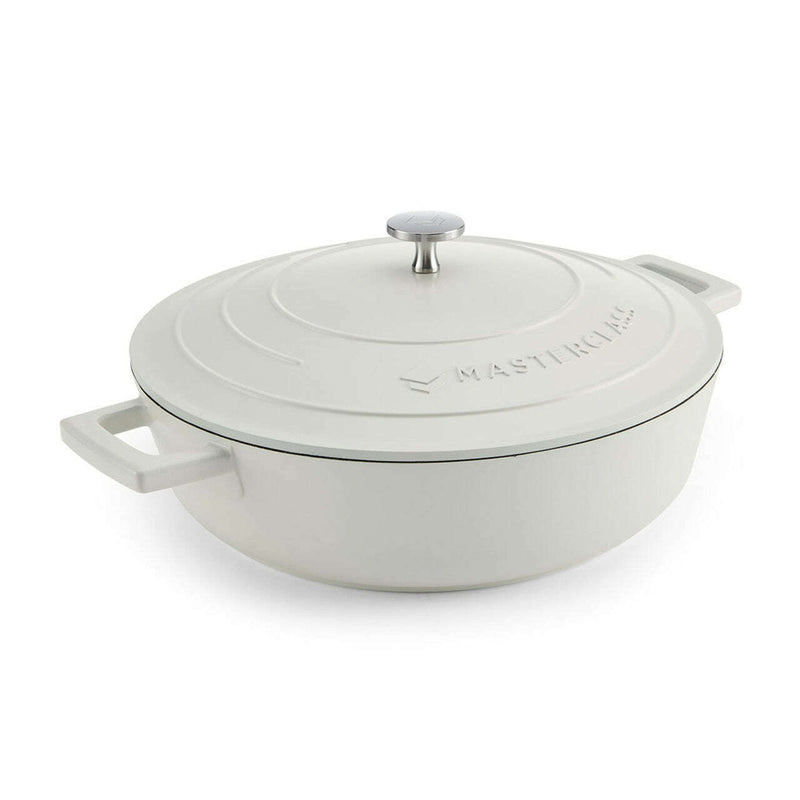 MasterClass Cast Aluminium Shallow Casserole Dish, 4L, Cream Casserole MasterClass Cast Aluminium Shallow Casserole Dish, 4L, Cream MasterClass Cast Aluminium Shallow Casserole Dish, 4L, Cream KitchenCraft