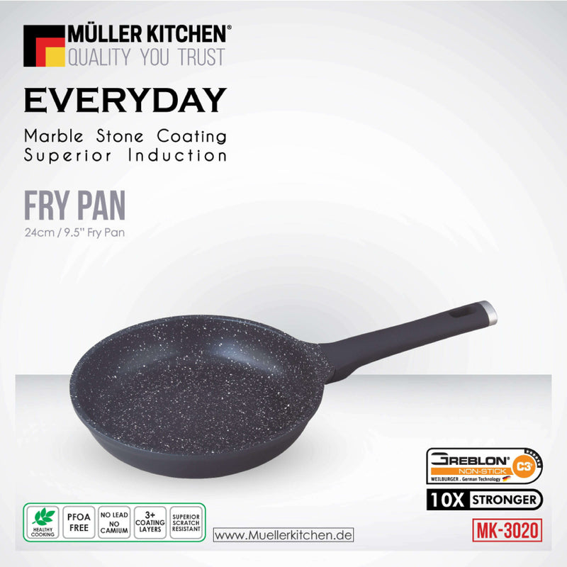 Die-Cast Aluminum Frypan Frying pan Die-Cast Aluminum Frypan Die-Cast Aluminum Frypan Muller Koch