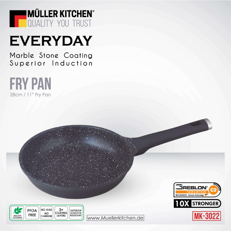 Die-Cast Aluminum Frypan Frying pan Die-Cast Aluminum Frypan Die-Cast Aluminum Frypan Muller Koch