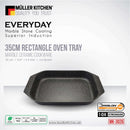Die-Cast Aluminum Oven Tray – 35cm Oven Dishes Die-Cast Aluminum Oven Tray – 35cm Die-Cast Aluminum Oven Tray – 35cm Muller Koch
