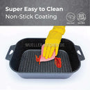 Die-Cast Aluminum Roasting Pan – 35cm Roaster With Lid Die-Cast Aluminum Roasting Pan – 35cm Die-Cast Aluminum Roasting Pan – 35cm Muller Koch