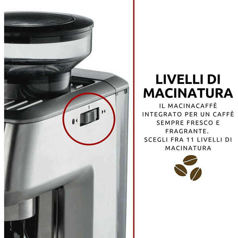 Metal Espresso Machine With Grinder Coffee Makers & Espresso Machines Metal Espresso Machine With Grinder Metal Espresso Machine With Grinder Ariete