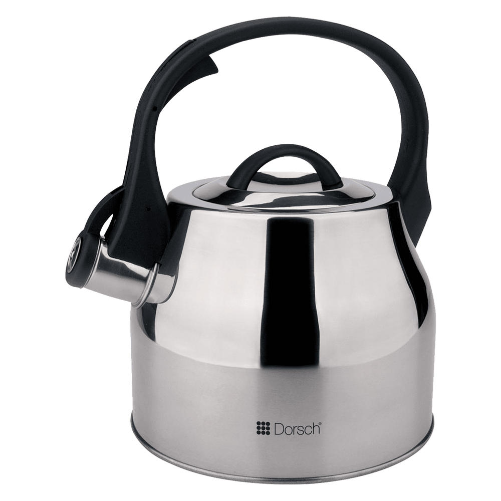 Stainless Steel Whistling Kettle With Luxurious Handle