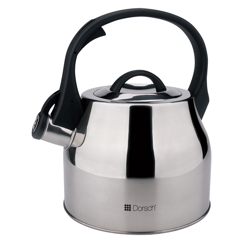 2.5L Stainless Steel Whistling Kettle With Luxurious Handle Kettles 2.5L Stainless Steel Whistling Kettle With Luxurious Handle 2.5L Stainless Steel Whistling Kettle With Luxurious Handle Dorsch