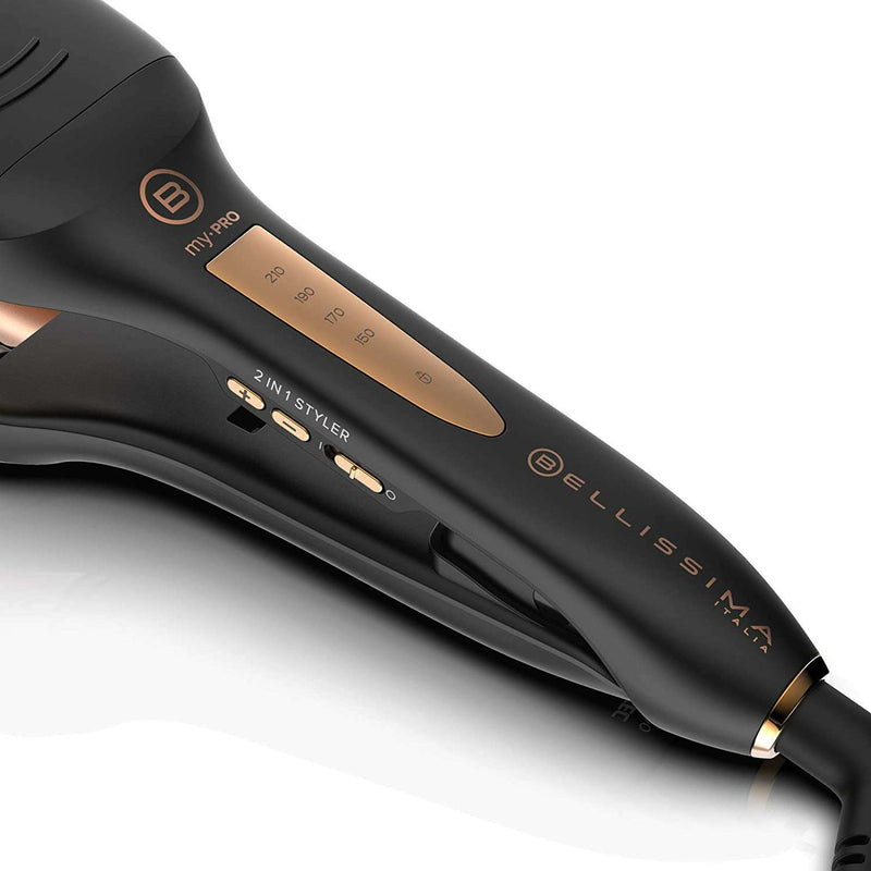 My Pro 2-in-1 Straight and Waves Hair Styler Hair Straighteners My Pro 2-in-1 Straight and Waves Hair Styler My Pro 2-in-1 Straight and Waves Hair Styler Bellissima