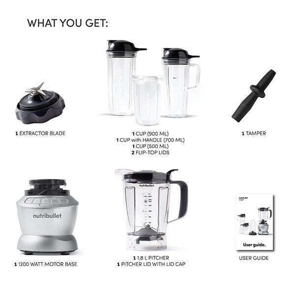 Full Size Blender + Combo 1200 Watts, 11 Piece Set Blender Full Size Blender + Combo 1200 Watts, 11 Piece Set Full Size Blender + Combo 1200 Watts, 11 Piece Set Nutribullet