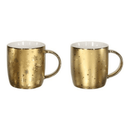 The German Outlet, Tognana, Set of 3 - Christmas Gold & Silver Mug, Set of 3 - Christmas Gold & Silver Mug