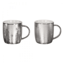 The German Outlet, Tognana, Set of 3 - Christmas Gold & Silver Mug, Set of 3 - Christmas Gold & Silver Mug