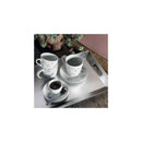The German Outlet, Tognana, Olimpia Etoile Silver Set of 6 coffee cups with saucer