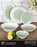 Ripple Porcelain Set 26 Pcs Dinnerware Ripple Porcelain Set 26 Pcs Ripple Porcelain Set 26 Pcs Dorsch