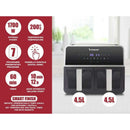 9 Liter Double basket Air Fryer Air Fryers 9 Liter Double basket Air Fryer 9 Liter Double basket Air Fryer Beper