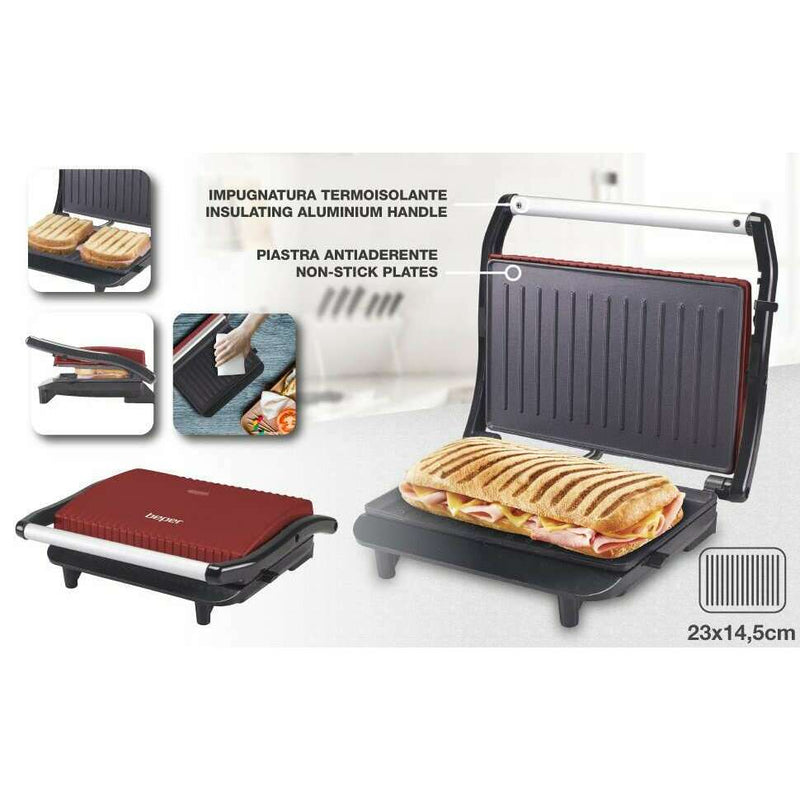 Non-Stick Panini Maker Electric Griddles & Grills Non-Stick Panini Maker Non-Stick Panini Maker Beper