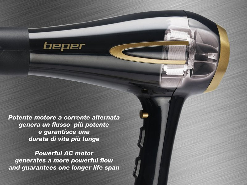 Hair dryer with professional 2200W AC motor Hair Dryers Hair dryer with professional 2200W AC motor Hair dryer with professional 2200W AC motor Beper