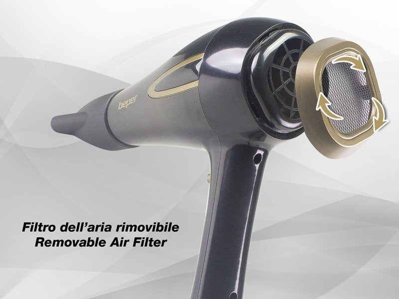 Hair dryer with professional 2200W AC motor Hair Dryers Hair dryer with professional 2200W AC motor Hair dryer with professional 2200W AC motor Beper