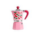 Rainbow 3-Cup Cherries Moka Pot Coffee Makers Rainbow 3-Cup Cherries Moka Pot Rainbow 3-Cup Cherries Moka Pot Bialetti