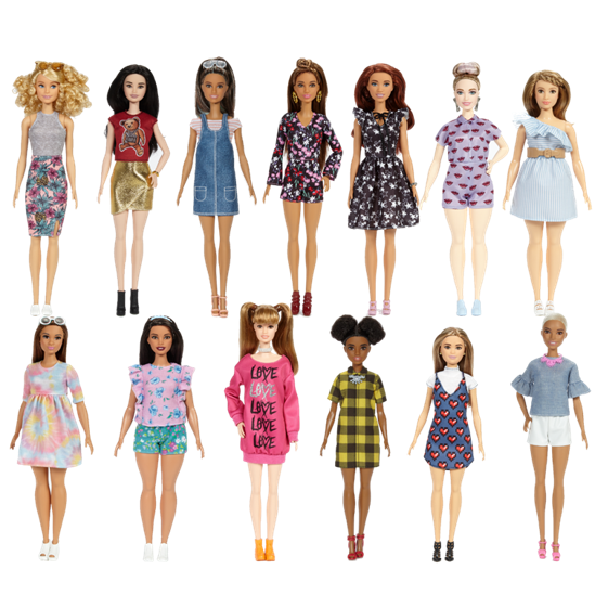 Fashionistas Doll Chic - 1 Random Piece Barbie Fashionistas Doll Chic - 1 Random Piece Fashionistas Doll Chic - 1 Random Piece Barbie