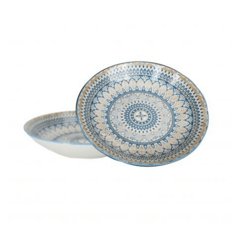 Deep Round Serving Platter - Casablanca Bowls Deep Round Serving Platter - Casablanca Deep Round Serving Platter - Casablanca Tognana