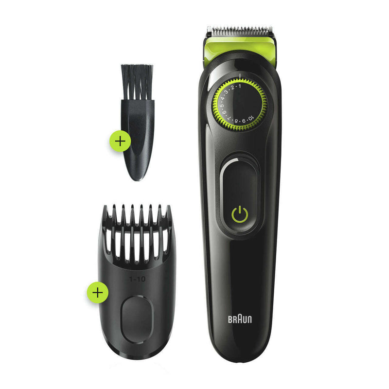 Beard Trimmer 3 Face & Hair With Precision Dial Outlet Beard Trimmer 3 Face & Hair With Precision Dial Beard Trimmer 3 Face & Hair With Precision Dial Braun