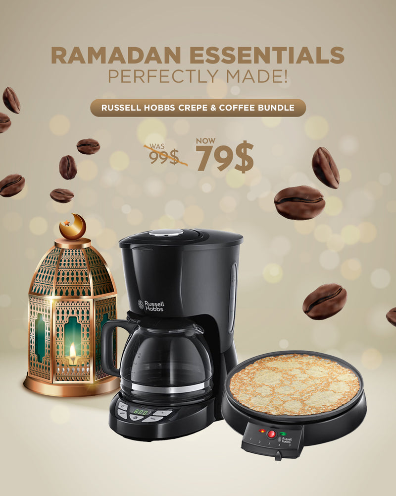 Ramadan Bundldle, Russell Hubbs, Coffee Machine, Crepe Maker 