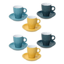 The German Outlet, Tognana, Relief Maya - Cups & Saucers Set of 6