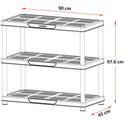 Duramax Plastic Shelving Rack Black Storage & Organization Duramax Plastic Shelving Rack Black Duramax Plastic Shelving Rack Black The German Outlet
