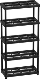 Duramax Plastic Shelving Rack Black Storage & Organization Duramax Plastic Shelving Rack Black Duramax Plastic Shelving Rack Black The German Outlet