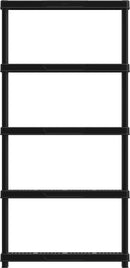 Duramax Plastic Shelving Rack Black Storage & Organization Duramax Plastic Shelving Rack Black Duramax Plastic Shelving Rack Black The German Outlet