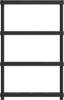 Duramax Plastic Shelving Rack Black Storage & Organization Duramax Plastic Shelving Rack Black Duramax Plastic Shelving Rack Black The German Outlet