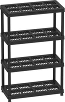 Duramax Plastic Shelving Rack Black Storage & Organization Duramax Plastic Shelving Rack Black Duramax Plastic Shelving Rack Black The German Outlet